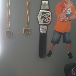 wwe belt and wwe necklaces